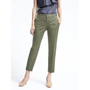 Avery Straight-Fit Wool-Blend Ankle Pant